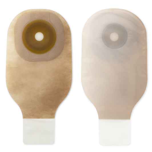 Colostomy Pouch Premier™ Flextend™ One-Piece System 12 Inch Length Flat, Pre-Cut 1 Inch Stoma Drainable - 8632