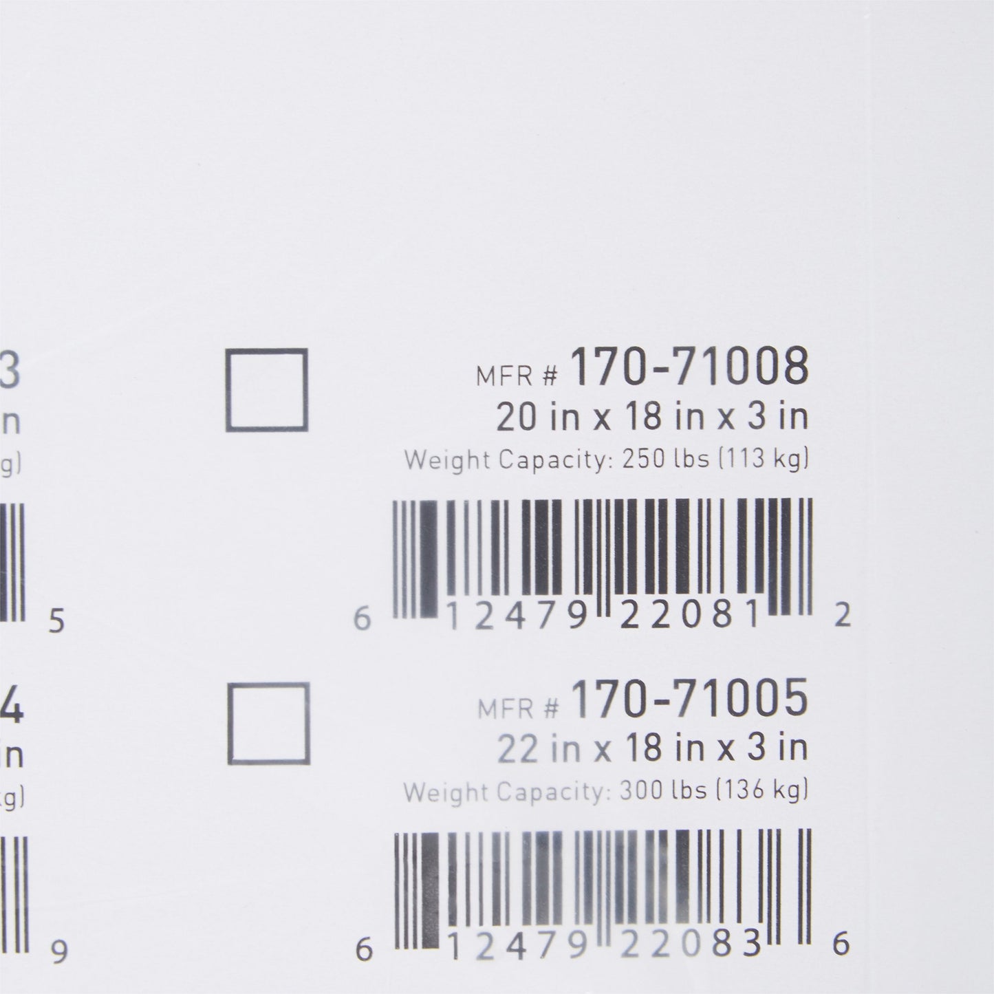 McKesson Foam Seat Cushion, 20 x 18 x 3 Inch 170-71008