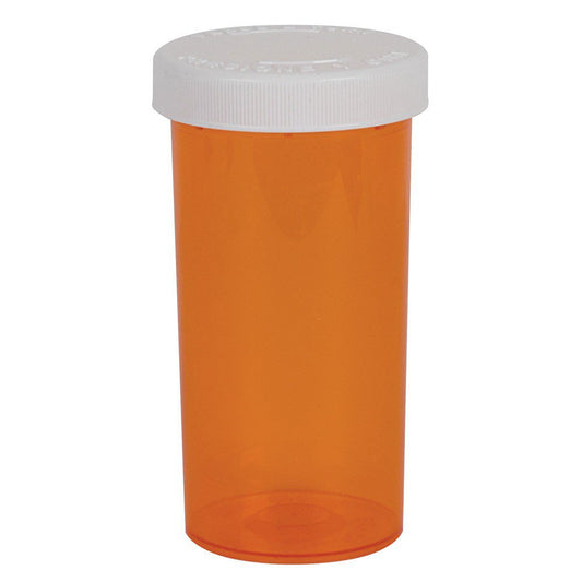 Prescription Vial Ezydose® Push & Turn 60 DRAM Amber - 30437