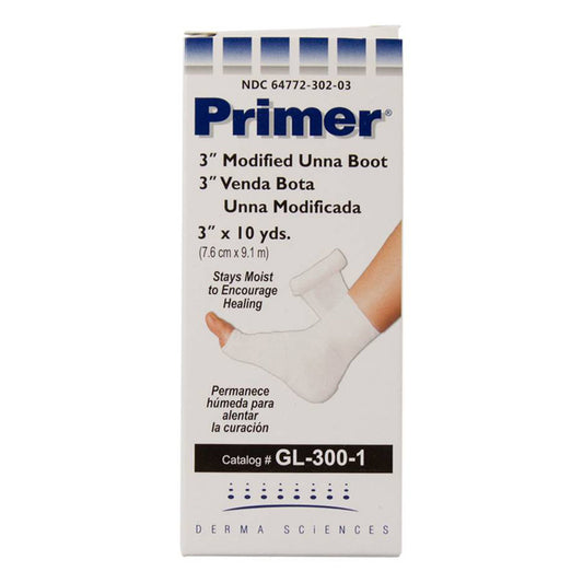 Primer® Unna Boot with Zinc Oxide, 3 Inch x 10 Yard GL3001