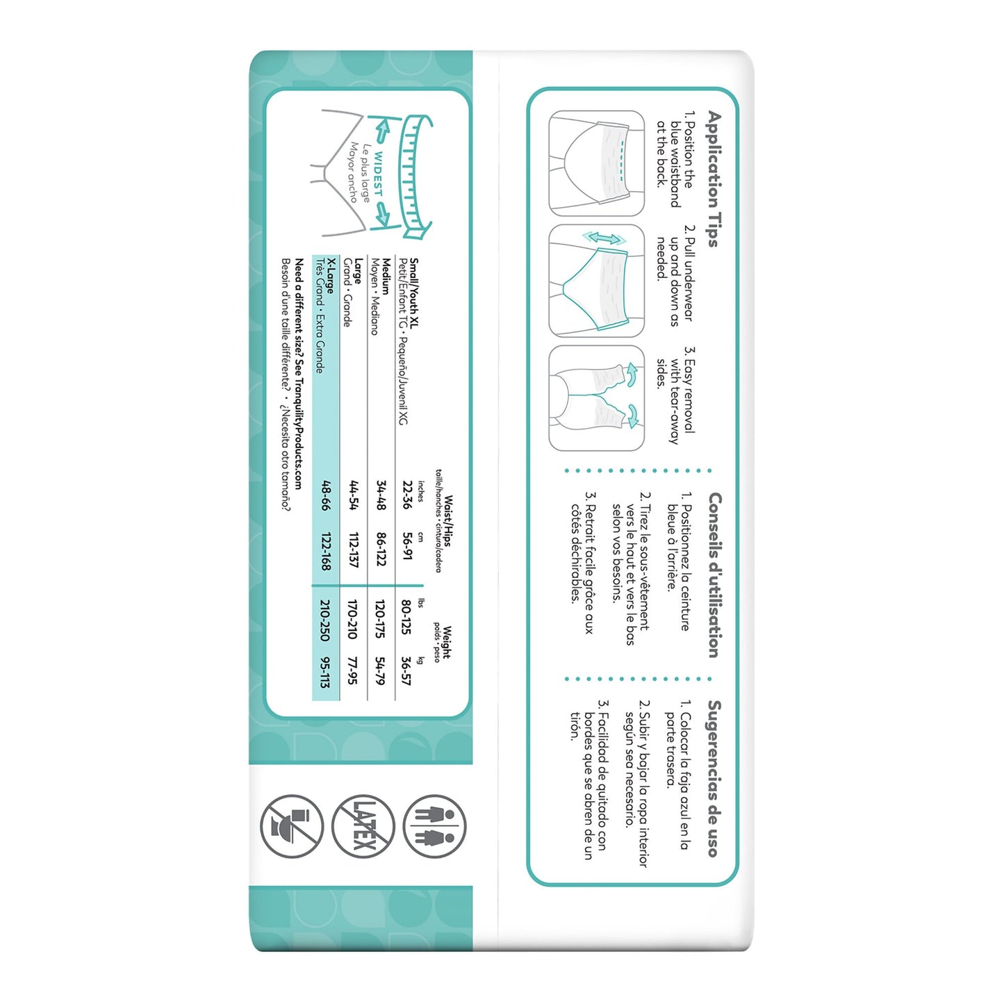 ComfortCare™ Absorbent Underwear, Extra Large 2977-100