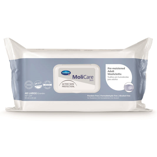 Personal Cleansing Wipe MoliCare® Skin Soft Pack Scented 50 Count - 225600