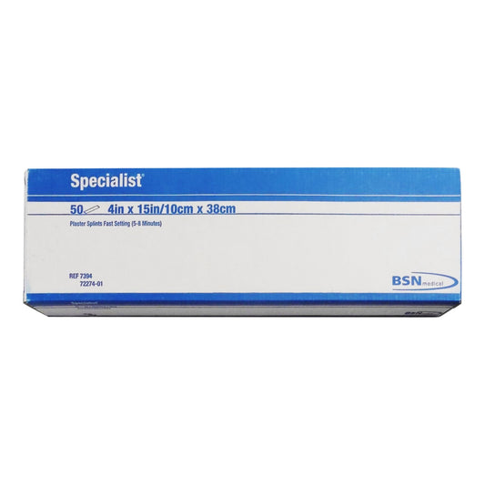 Plaster Splint Specialist® 4 X 15 Inch Plaster of Paris White - 7394