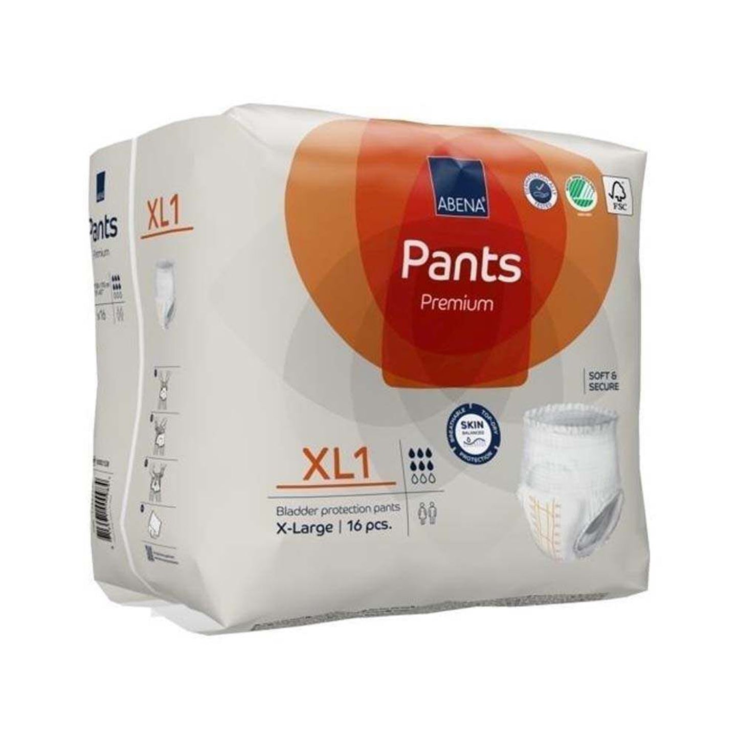 Abena® Premium Pants XL1 Incontinence Brief, X-Large 1000021328