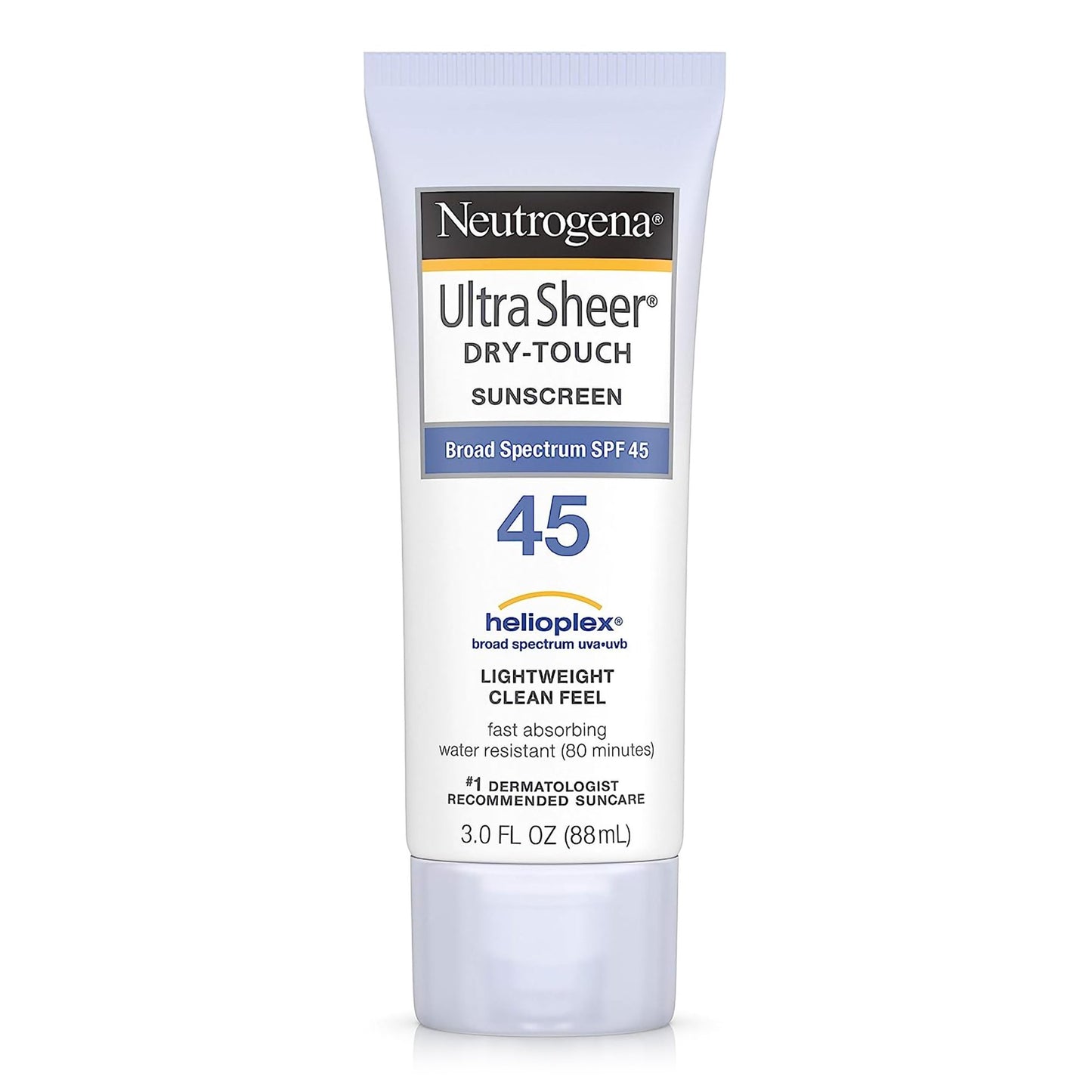 Sunscreen Neutrogena®Ultra Sheer® Dry Touch SPF 45 Lotion 3 oz. Tube 08680068795