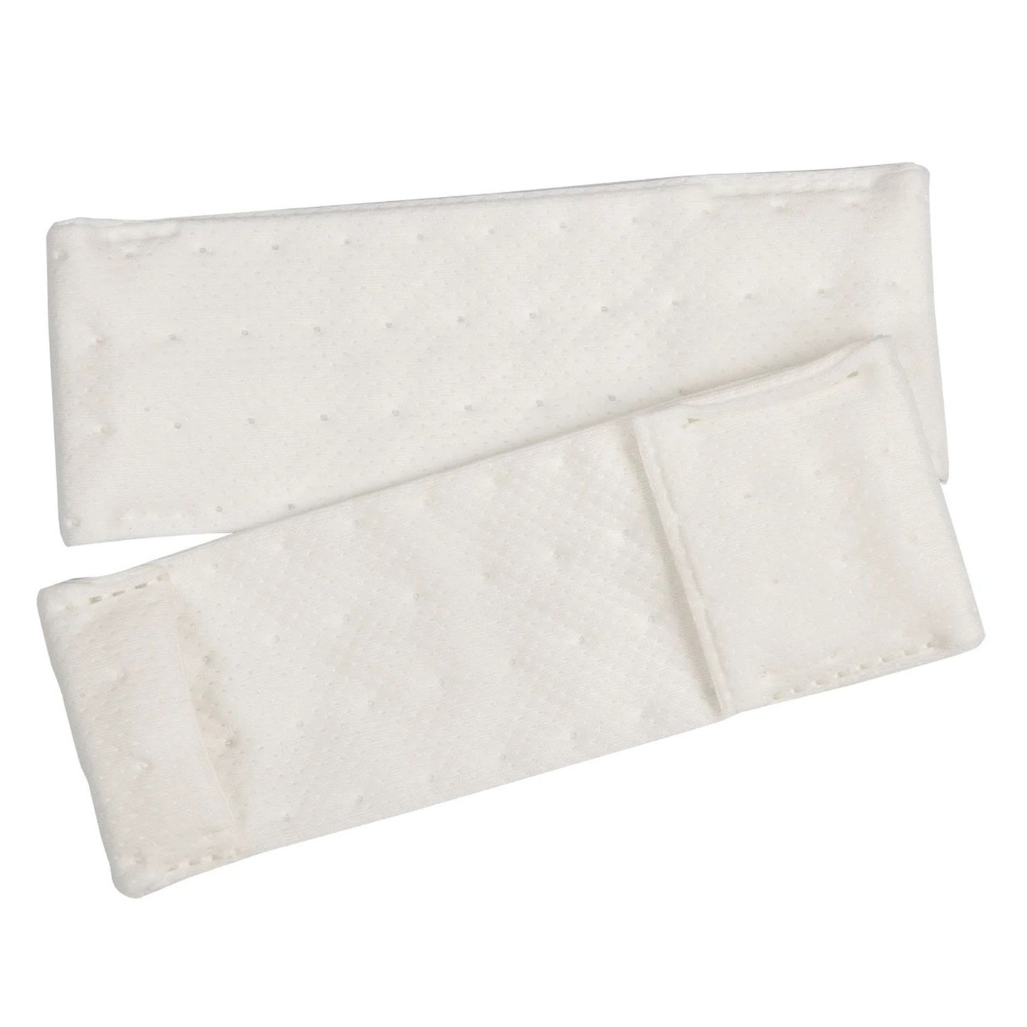 Cleanroom Wet Mop Pad Contec® EasyReach™ Bound Edge White Polyester Disposable - MEQT0002
