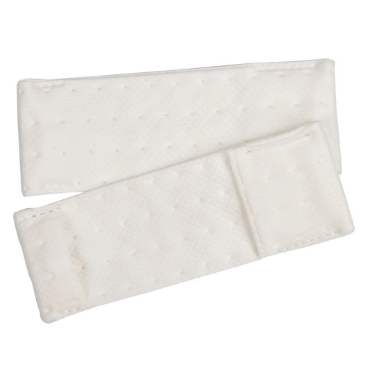 Cleanroom Wet Mop Pad Contec® EasyReach™ Bound Edge White Polyester Disposable - MEQT0002