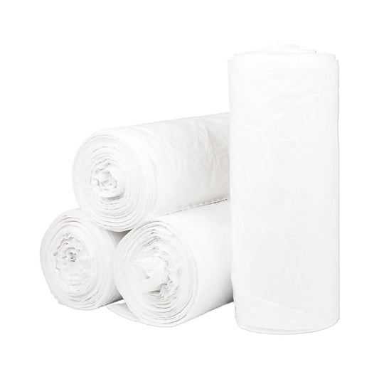 Trash Bag McKesson 33 gal. White LLDPE 0.70 mil 30 X 39 Inch Star Seal Bottom Coreless Roll - WSL3339XHW-2