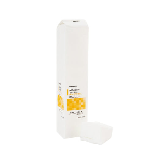Nonwoven Sponge McKesson 2 X 2 Inch 4-Ply NonSterile 200 per Pack - 16-607613