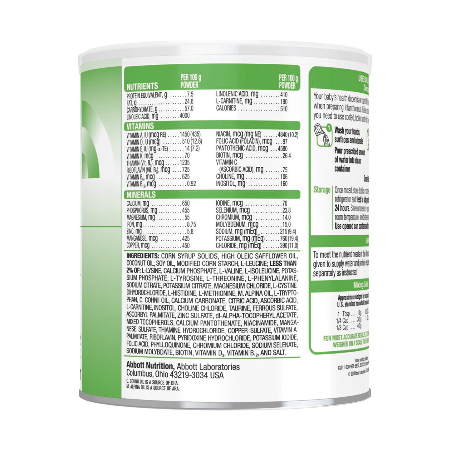 Cyclinex®-1 Amino Acid-Modified Infant Formula With Iron, 14.1-ounce can 67032