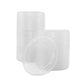 Portion Cup Lid Medd Max LLC Fits 3 to 5-1/2 oz. Cups Clear Disposable PCL74