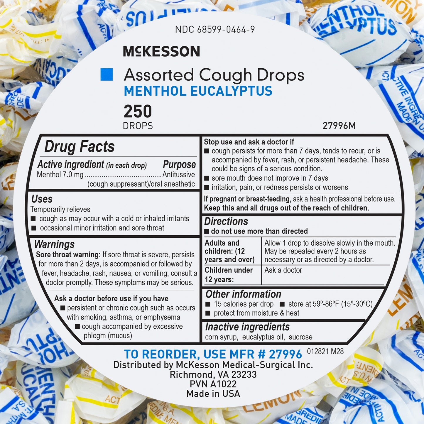 MooreBrand® Assorted Flavors Cold and Cough Drops 27996