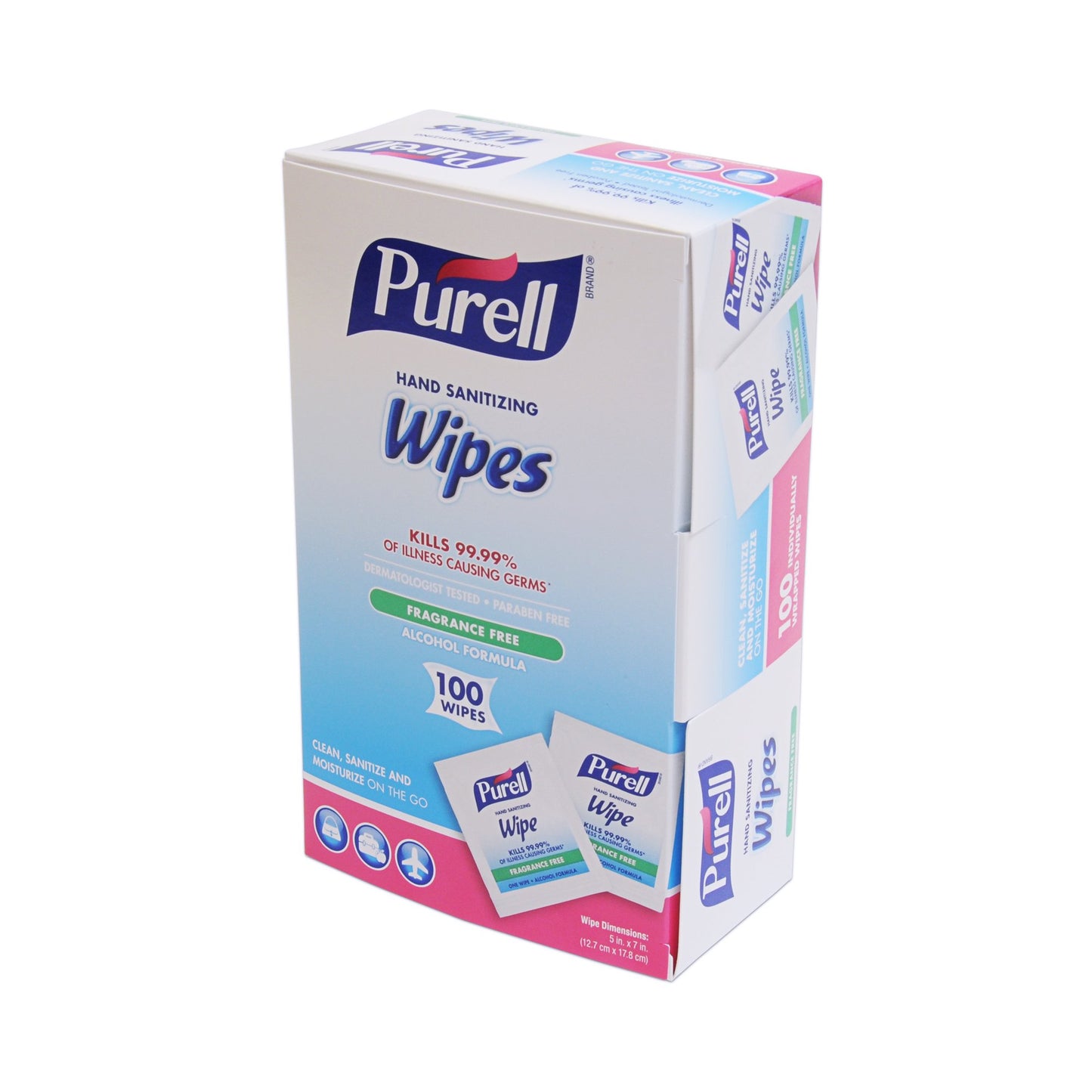 Purell Hand Sanitizing Wipe, Ethyl Alcohol 9022-10