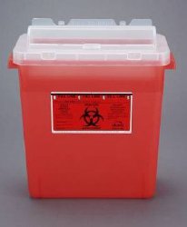 Bemis Healthcare Bemis Sentinel Multi-purpose Sharps Container, 3 Gallon, 15 x 13-7/8 x 6-7/8 Inch 333 030, Case of 12