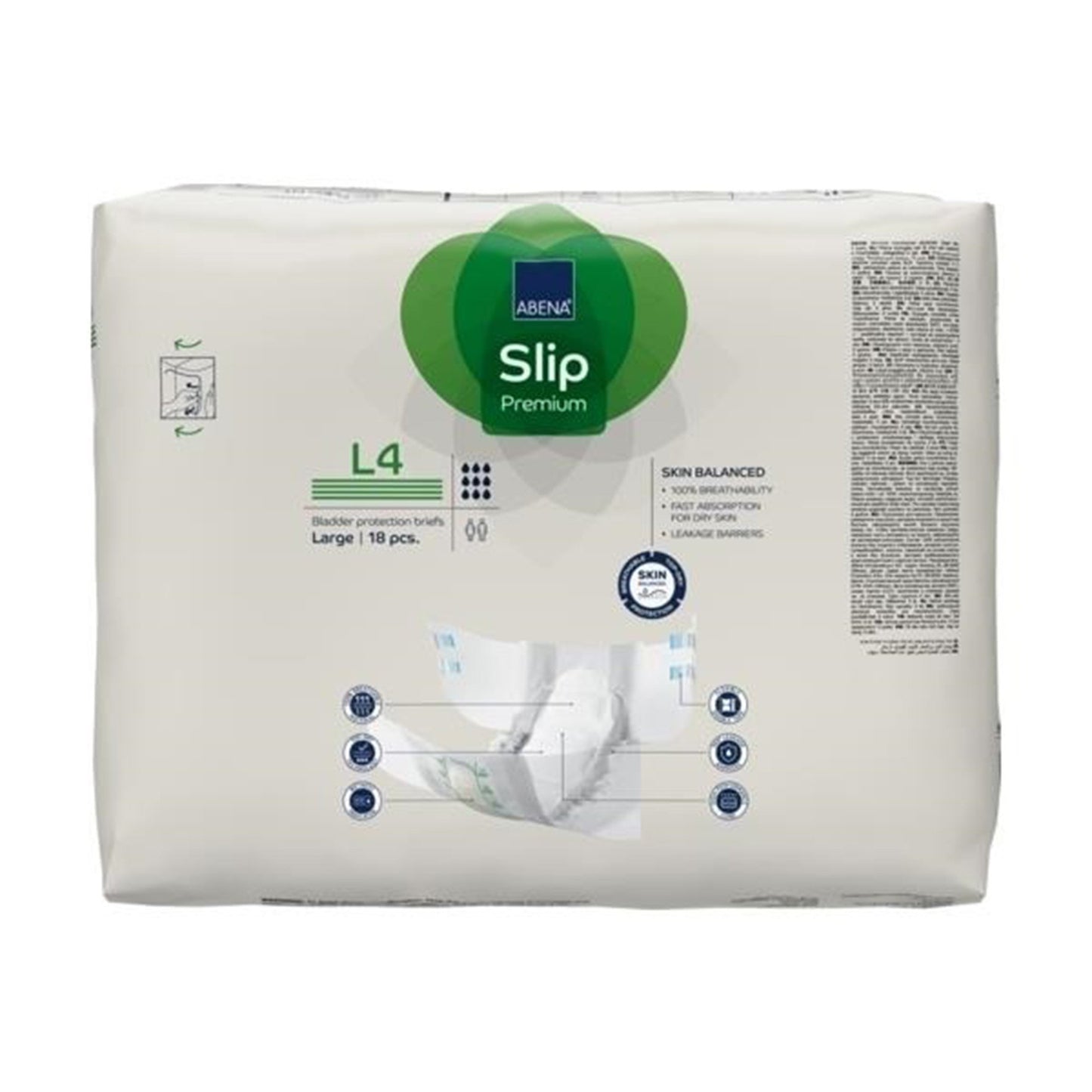 Abena® Slip Premium L4 Incontinence Brief, Large 1000021292