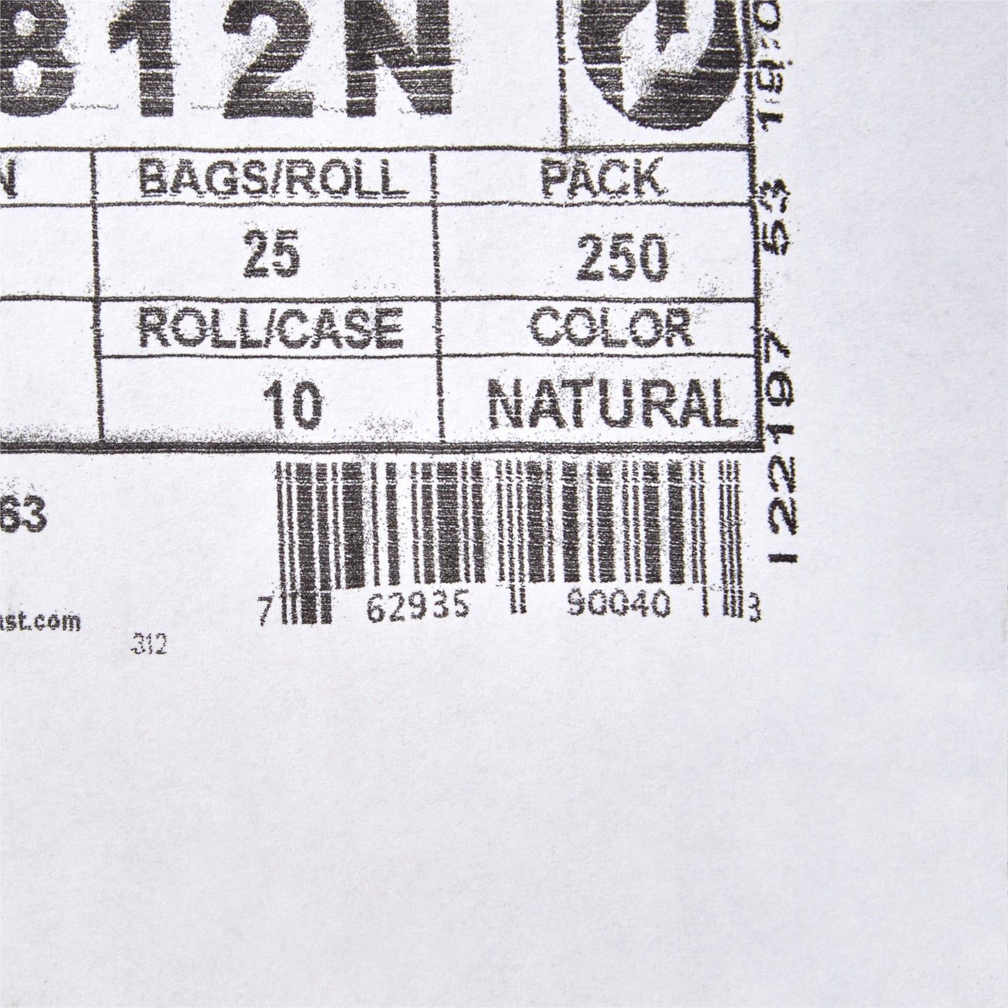 McKesson Medium Duty Clear Trash Bag, 45 gal, 12 Mic S404812N-1