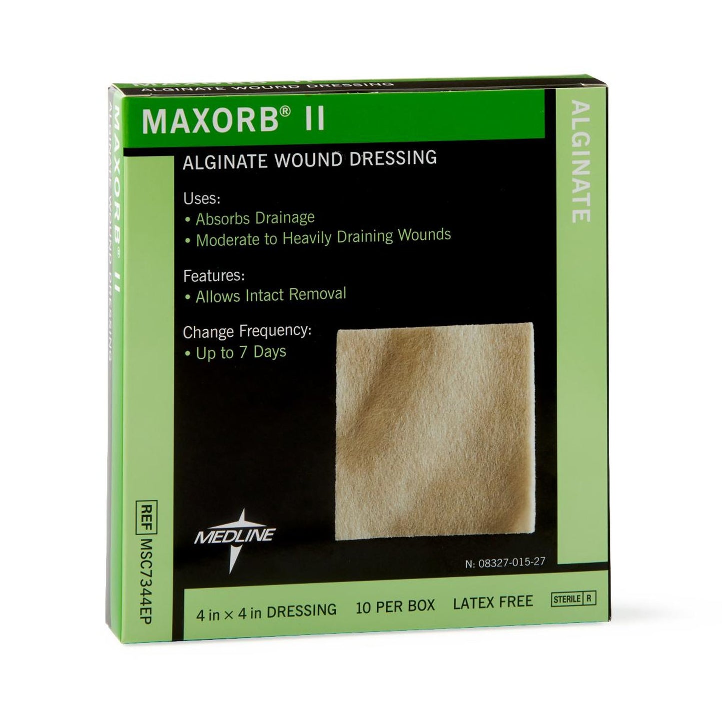 Maxorb® II Alginate Dressing, 4 x 4 inch MSC7344EP