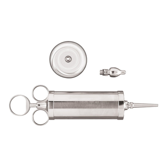 Ear Syringe with Shield McKesson Argent™ Three Ring Style Three Ring, Silver Barrel and Plunger OR Grade - 43-1-251