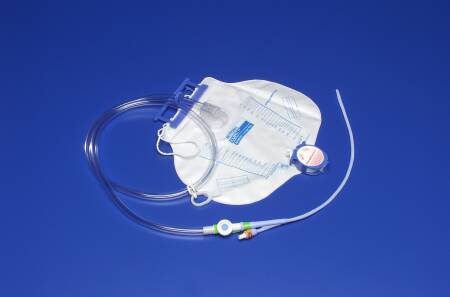 Cardinal Dover Indwelling Catheter Tray, 16 Fr., Foley, Chamber Bag 8949-, Case of 10