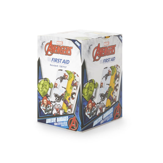American® White Cross Stat Strip® Avengers Adhesive Strip, ¾ x 3 Inch 1087937