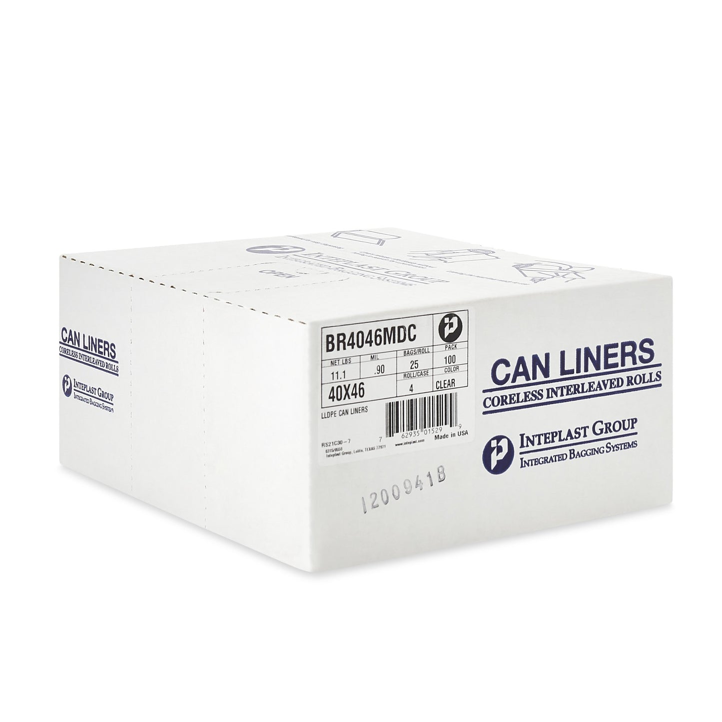 McKesson Extra Heavy Plus Duty Trash Bag, Clear, 45 gal. BR4046MDC