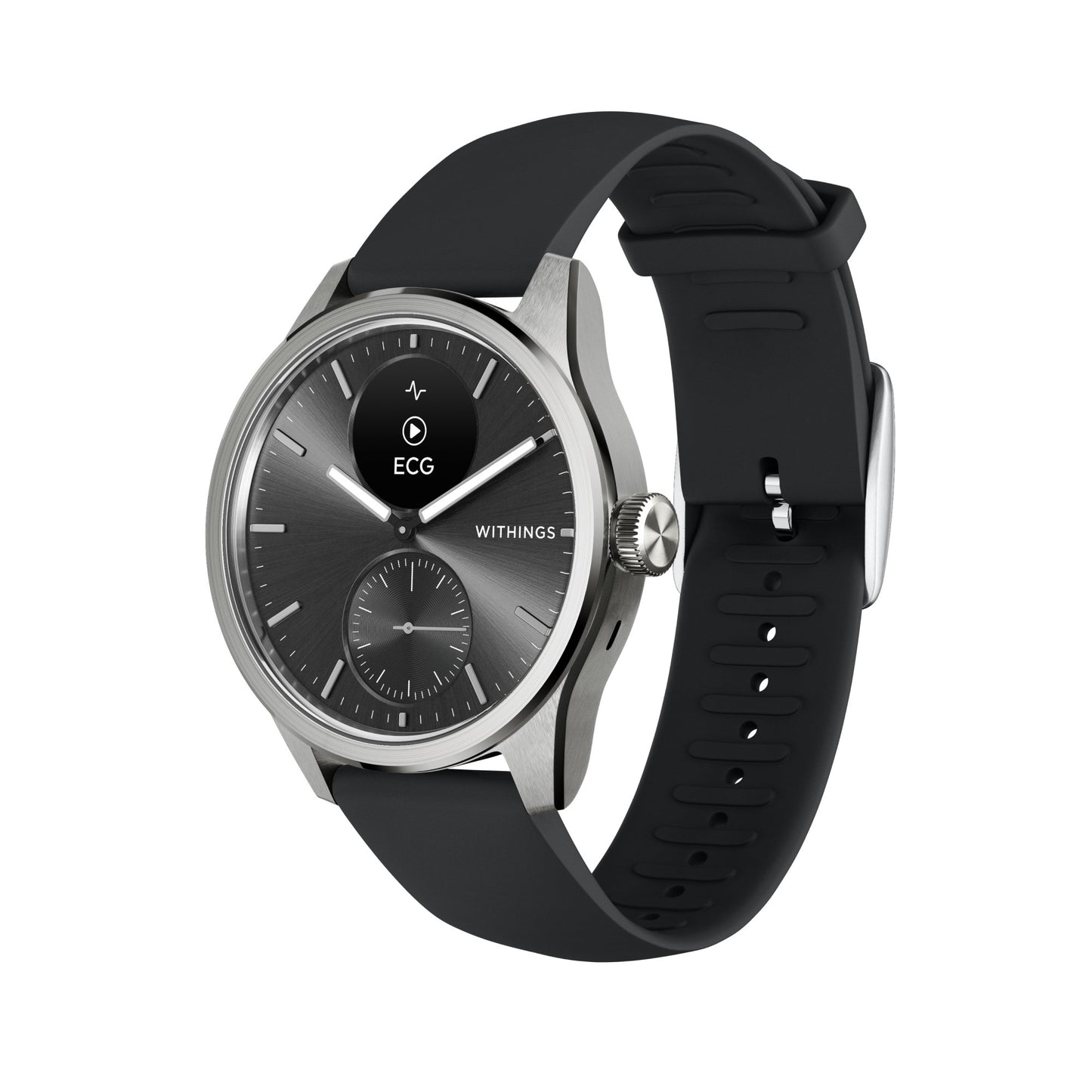 Withings ScanWatch 2 Smart Watch, 42mm, Black HWA10-MODEL 4-ALL-INT