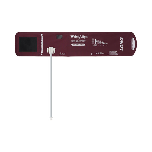 Reusable Blood Pressure Cuff FlexiPort® 32 to 43 cm Arm Nylon Cuff Adult Long Cuff - REUSE-12L-1SC