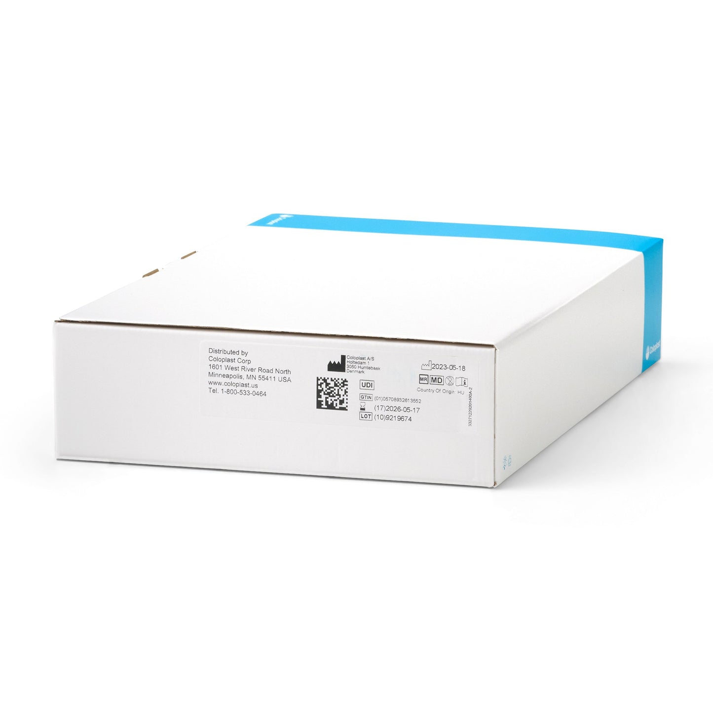 SenSura® Mio Flex 2-Piece Transparent Urostomy Pouch, Green Match 12292