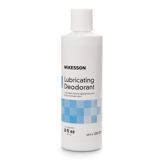 Lubricating Ostomy Appliance Deodorant McKesson Lubricating, 8 oz., Squeeze Bottle, Unscented - 137-5721