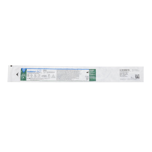 Foley Catheter Bardex® I.C. 2-Way Standard Tip 5 cc Balloon 16 Fr. Silver Hydrogel Coated Latex - 0165SI16