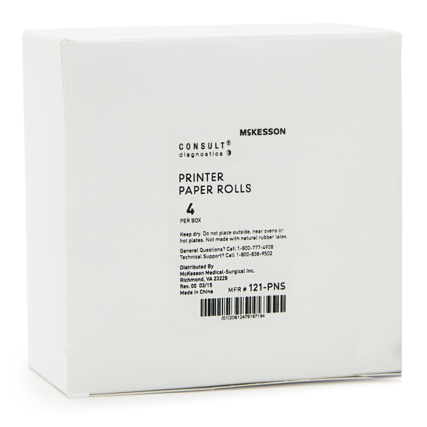 McKesson Consult® Printer Paper Rolls 121-PNS
