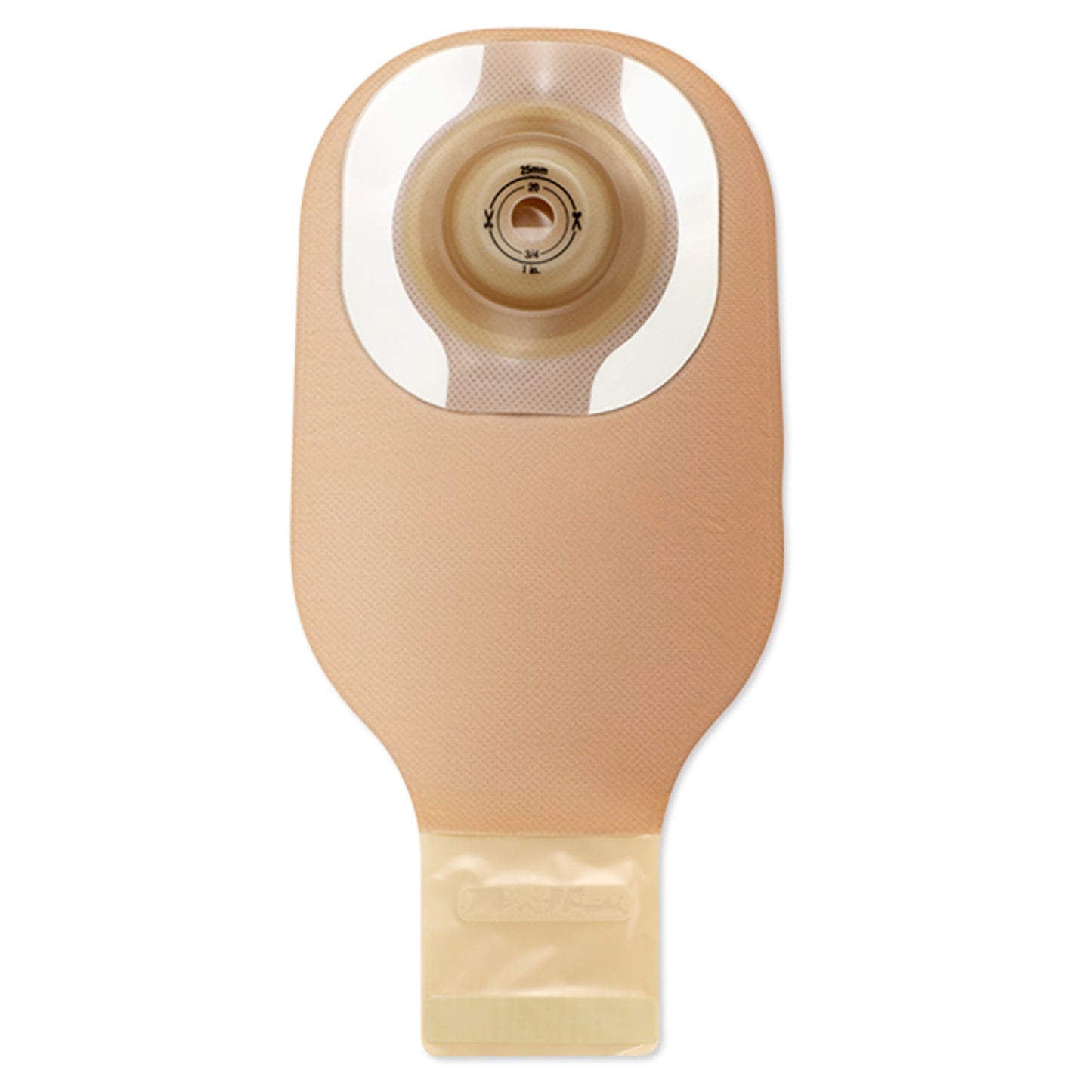 Premier™ 8958 One-Piece Beige Ostomy Pouch, Cut to Fit Stomas up to 38 mm 8958