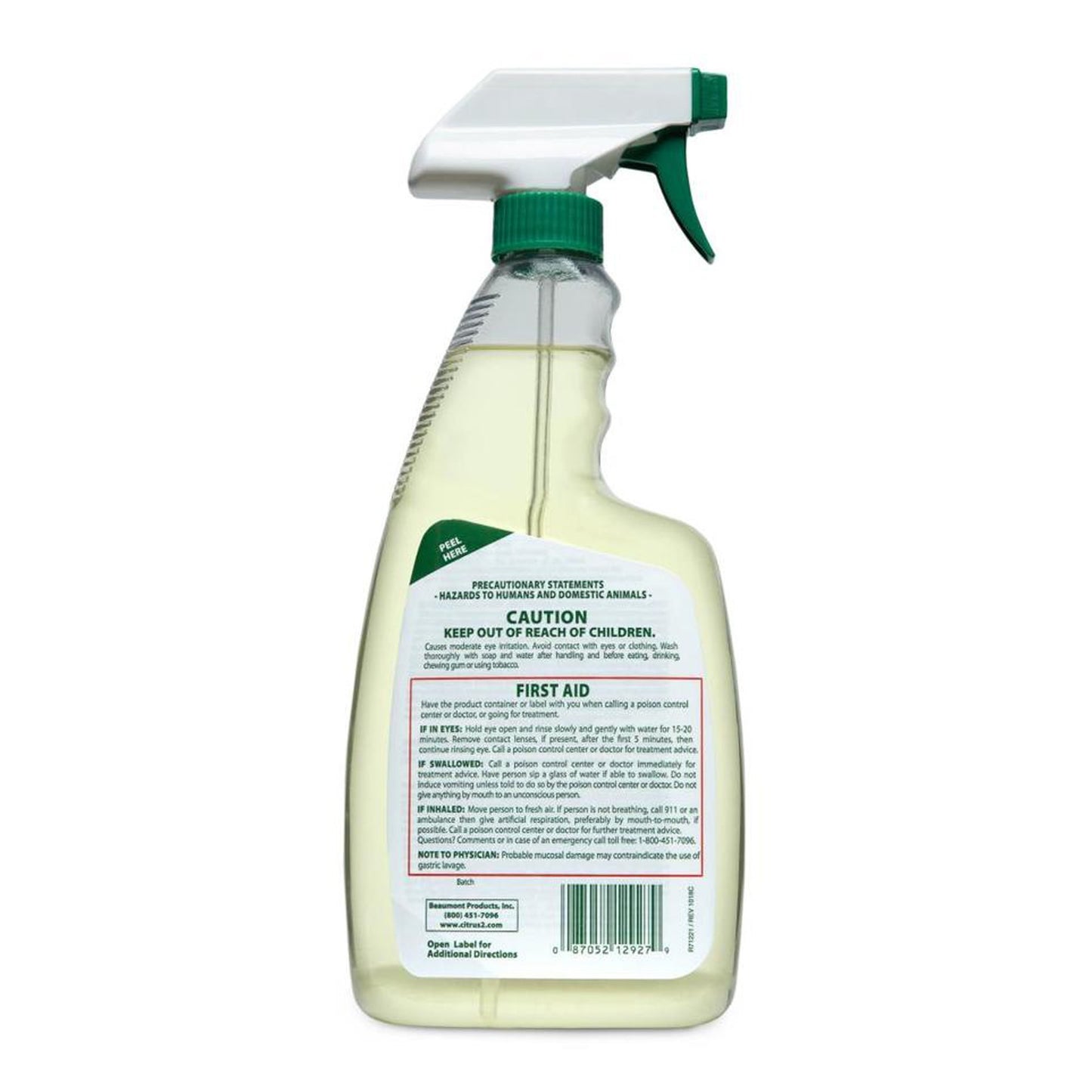 Citrus II® Hospiral Germicidal Deodorizing Cleaner, 22 oz. Spray Bottle 633712927
