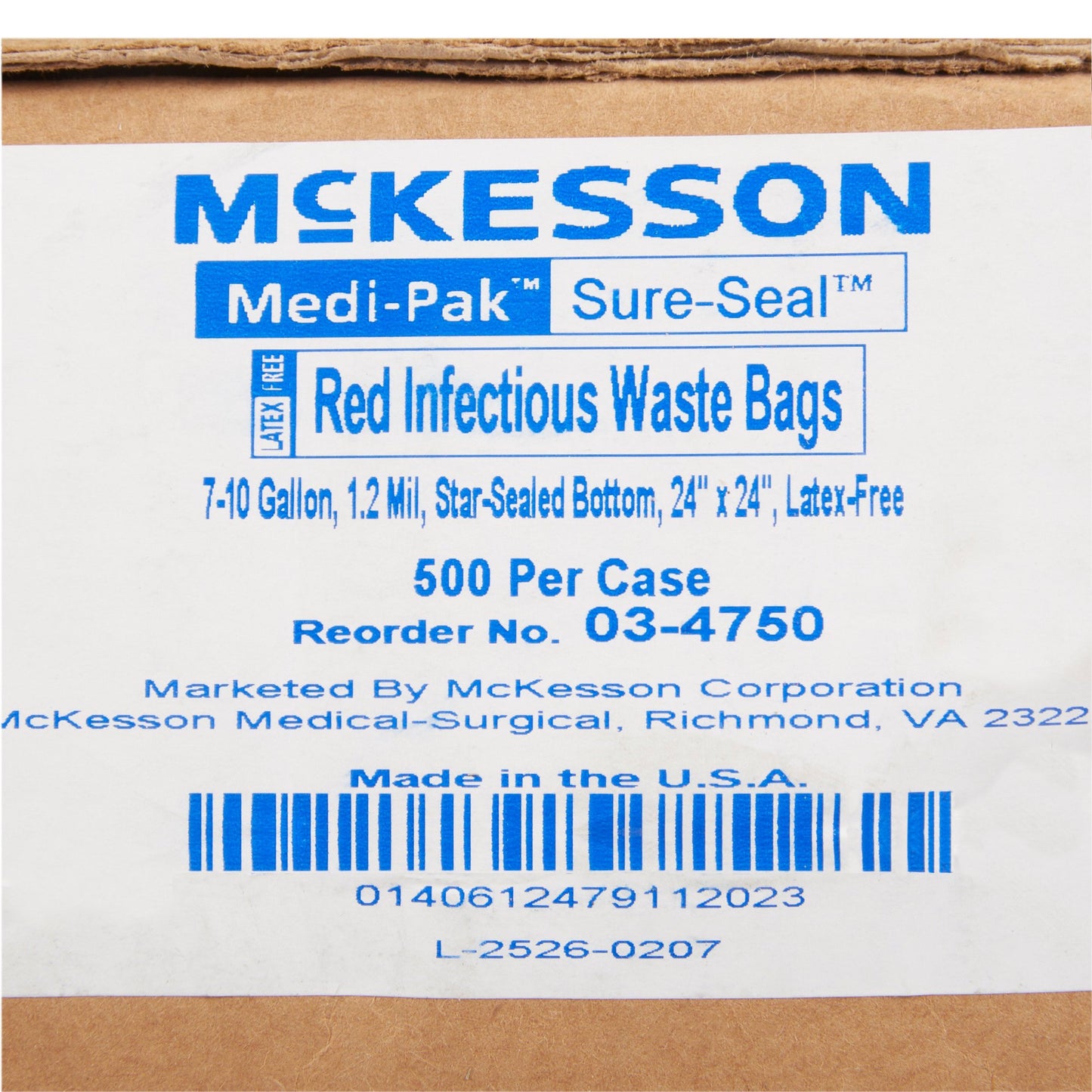 Medi-Pak™ SURE-SEAL™ Infectious Waste Bag 03-4750