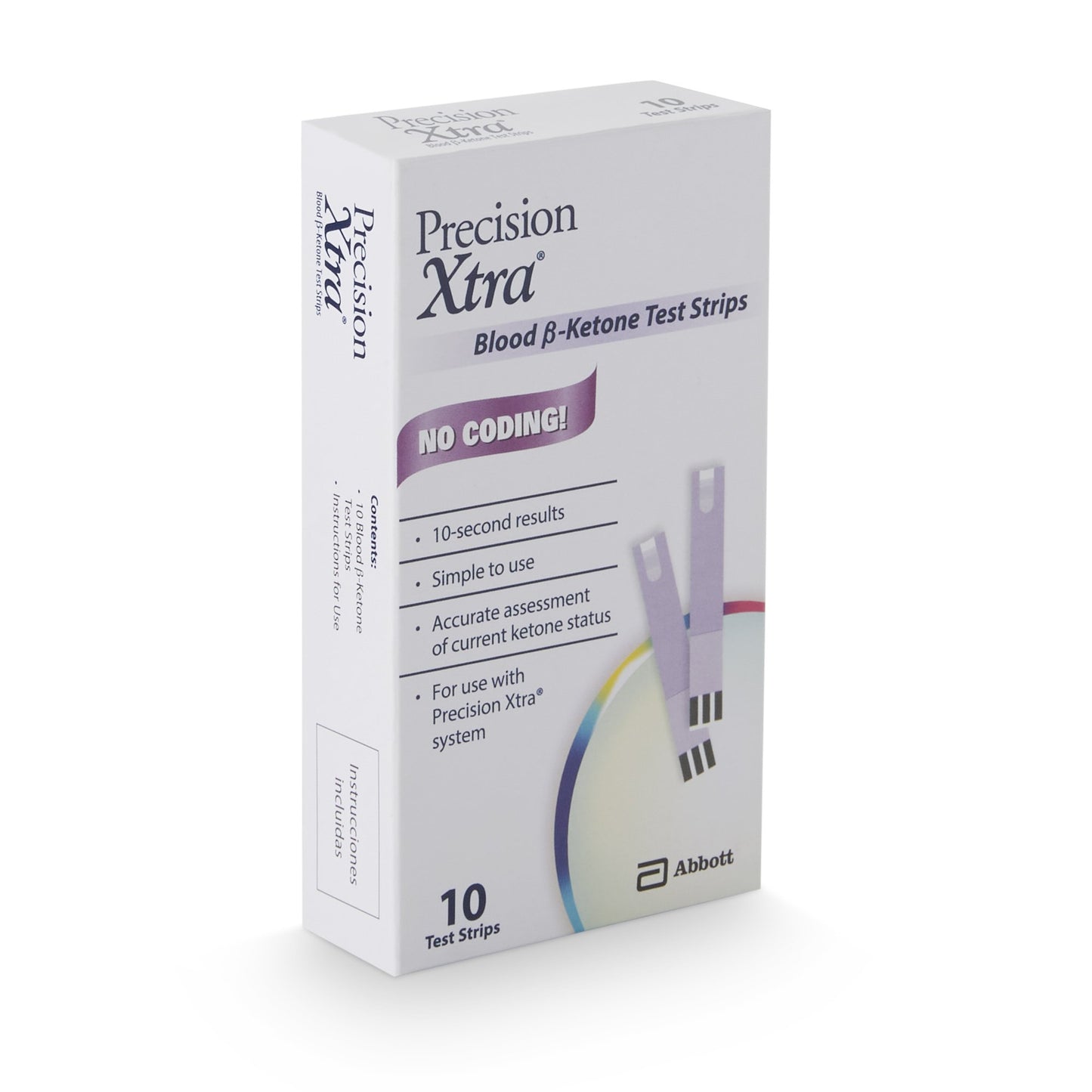 Precision Xtra Blood Ketone Test Strips 57599074501
