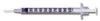 Standard Insulin Syringe with Needle Lo-Dose™ Micro-Fine™ 0.5 mL 1/2 Inch 28 Gauge NonSafety Regular Wall - 329465