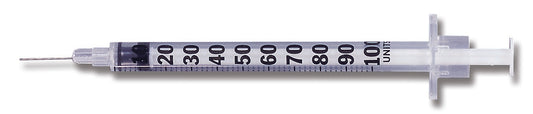 Standard Insulin Syringe with Needle Lo-Dose™ Micro-Fine™ 0.5 mL 1/2 Inch 28 Gauge NonSafety Regular Wall - 329465