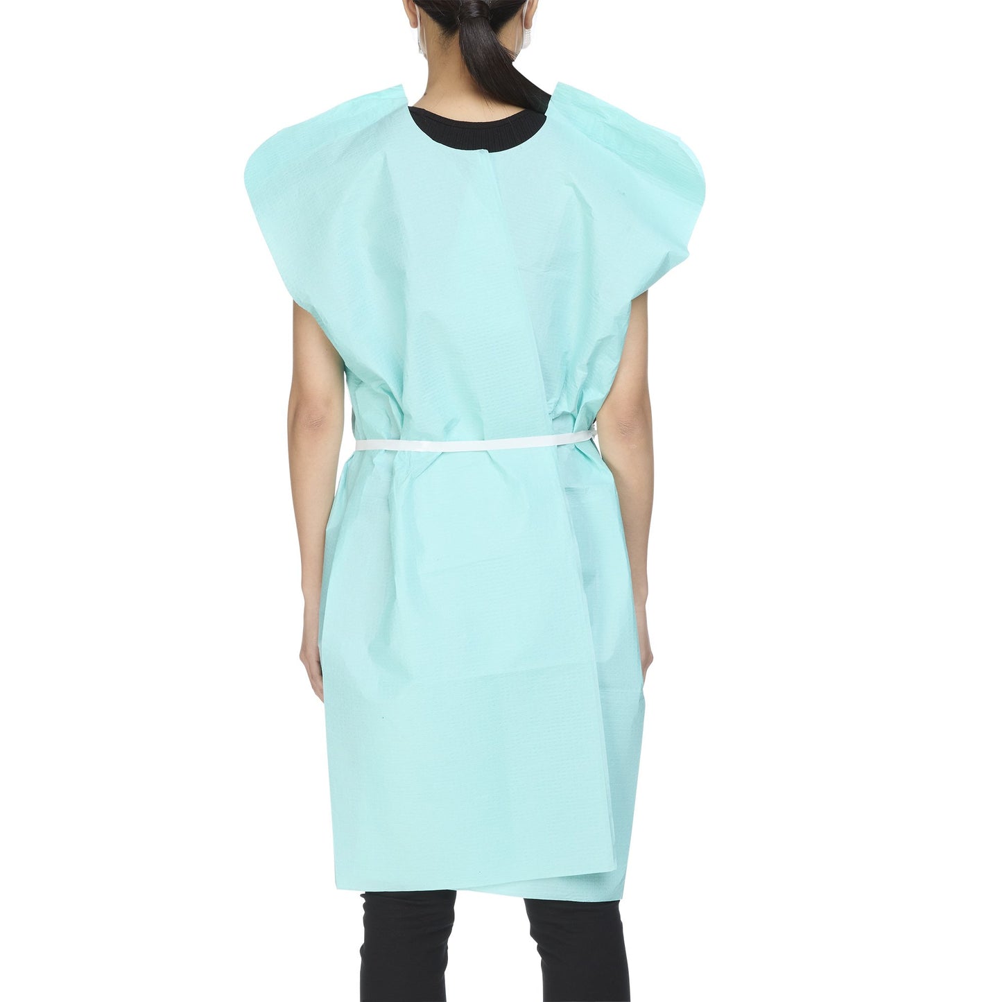 McKesson Patient Exam Gown, One Size Fits Most, Teal 18-973