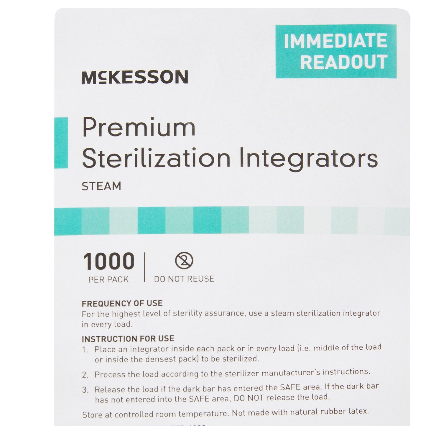 McKesson Sterilization Chemical Integrator Strip 73-SSI1000