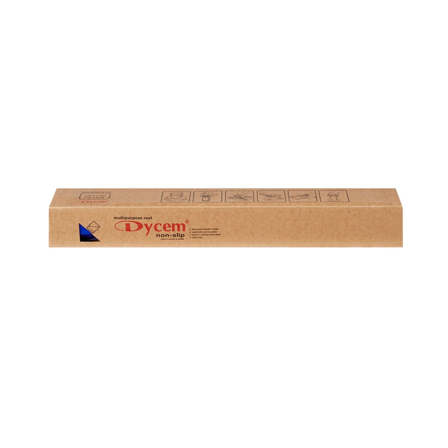 Dycem® Non-Slip Material Roll, Blue, 16 Inch x 6½ Foot 50-1506B