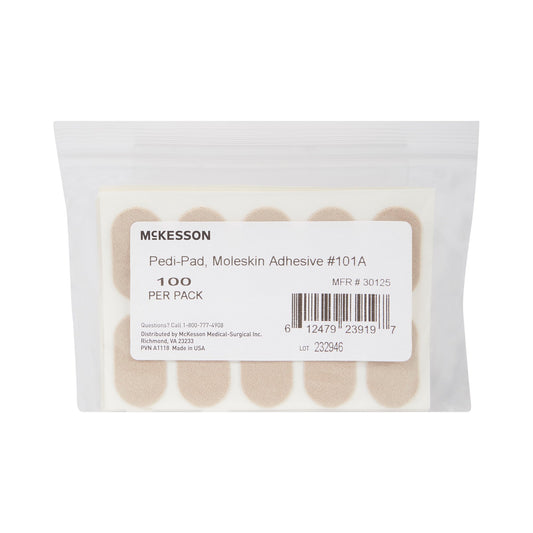 McKesson Pedi-Pad Beige Protective Pad, Size 101-A 30125