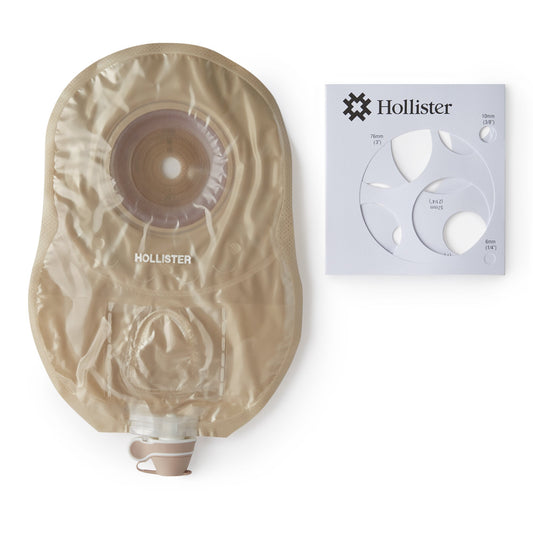 Urostomy Pouch Premier™ One-Piece System 9 Inch Length Soft Convex, Trim to Fit Up to 1-1/2 Inch Stoma Drainable - 84138