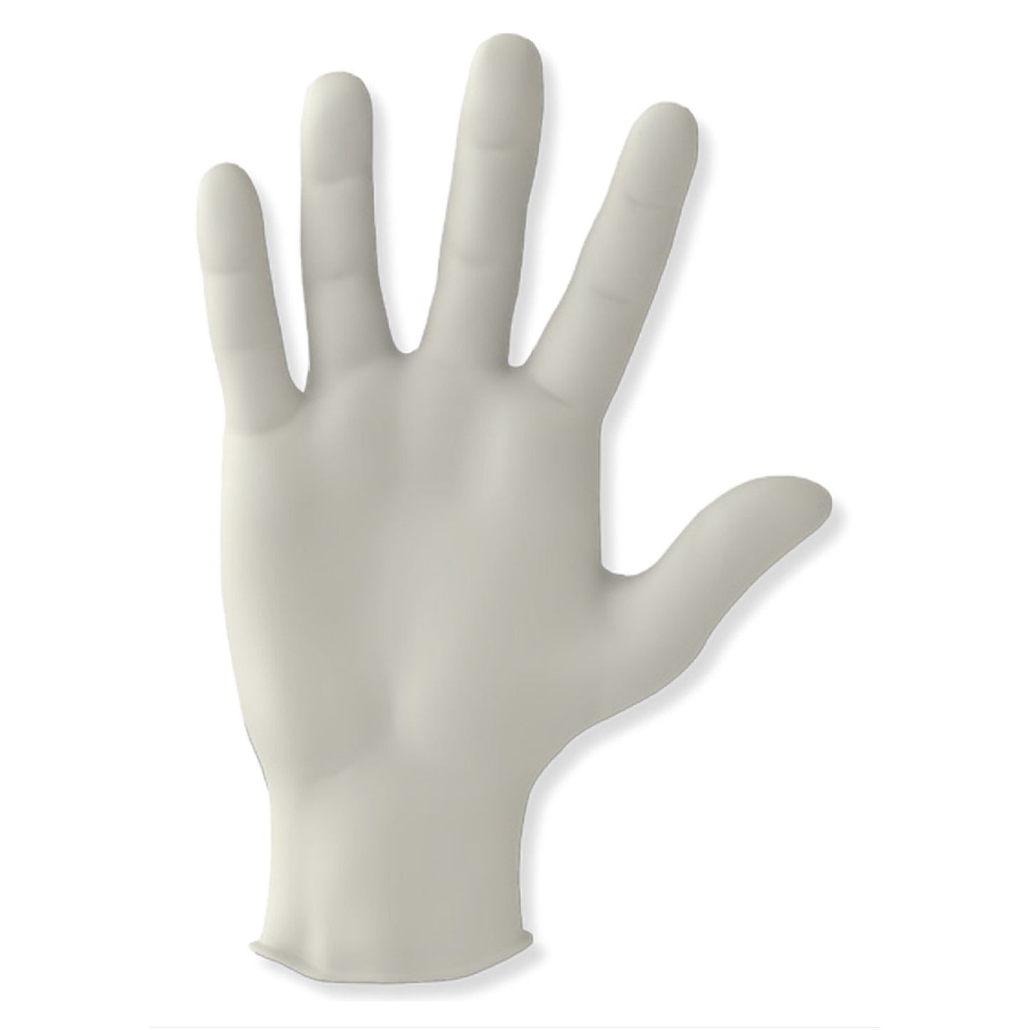Polymed® Latex Exam Glove, Large, Ivory PM104