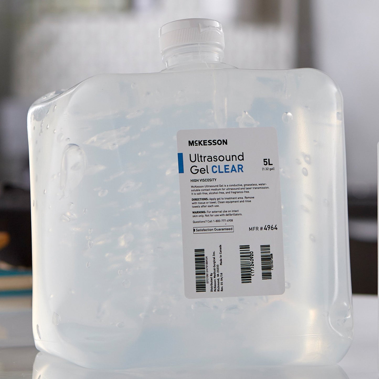 McKesson Ultrasound Gel, Clear, 5 Liter Cubitainer 4964