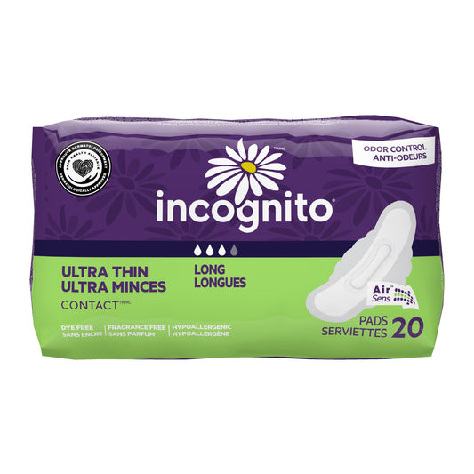 Feminine Pad Incognito® Ultra Thin Super with Winghs Heavy Absorbency MC-112/1