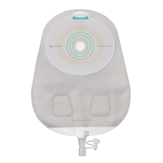 Ostomy Pouch SenSura® Mio One-Piece System 10-1/2 Inch Length, Maxi Flat, Trim to Fit 3/8 to 1-3/4 Inch Stoma Drainable - 10586