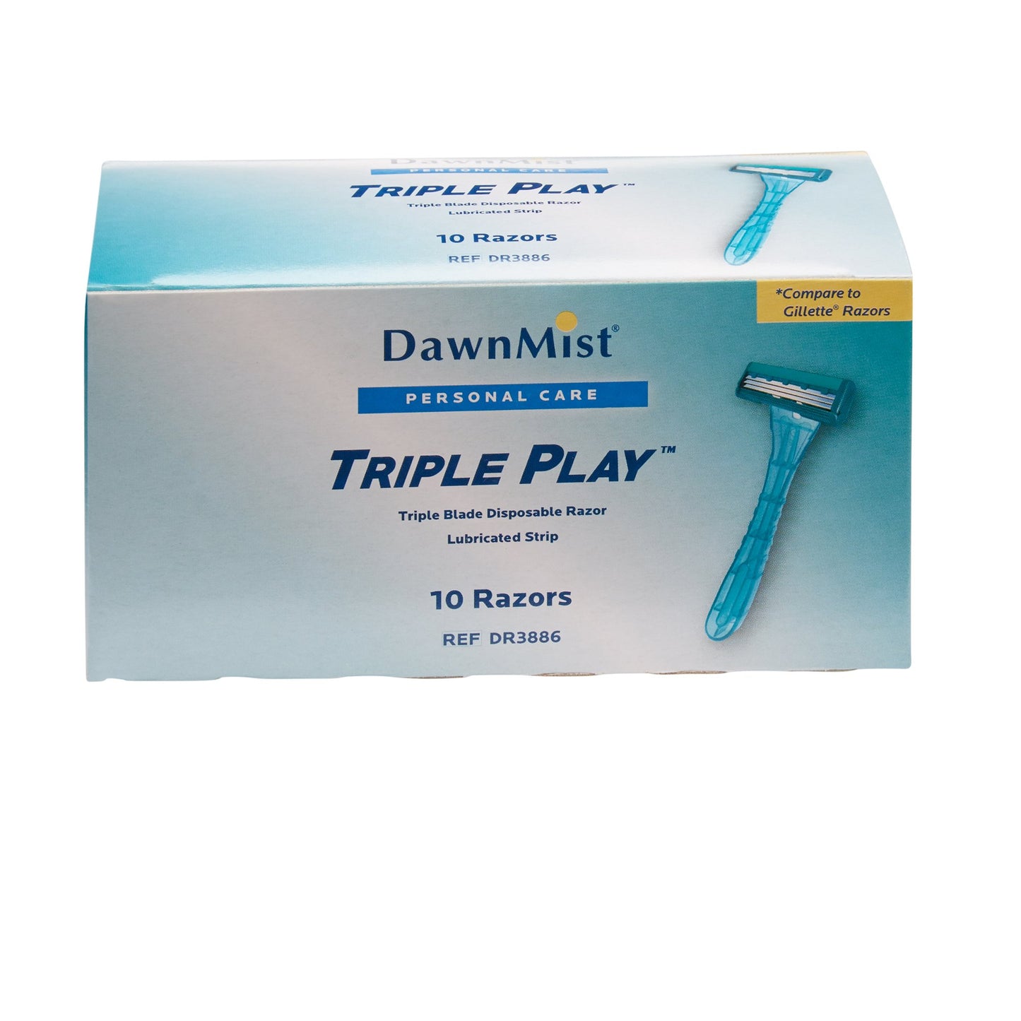 DawnMist Triple Play Facial Razor, Disposable DR3886