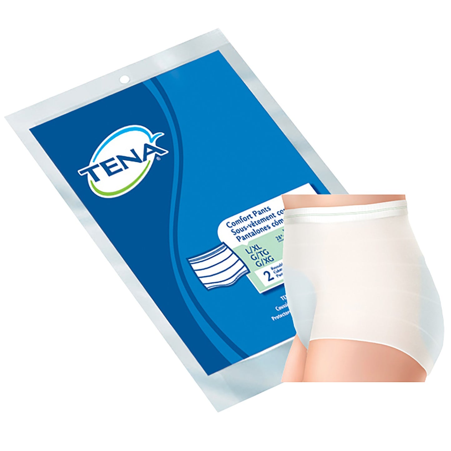 TENA ProSkin™ Comfort Pants Knit Pant Unisex Knit Weave Large / X-Large Pull On Reusable - 36055