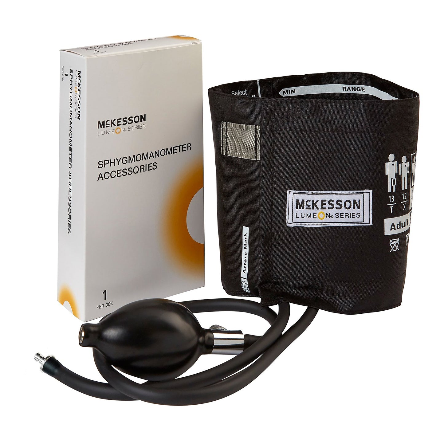 McKesson Lumeon™ Blood Pressure Bulb and Cuff, Medium Cuff, 23 – 40 cm, Adult 01-865-11ABKGM