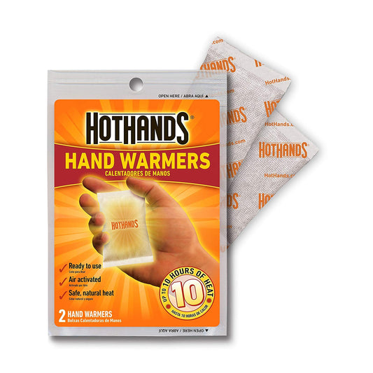 Instant Hot Pack Hothands-2® Hand Nonwoven Material Cover / Activated Charcoal / Iron Powder / Salt / Vermiculite / Water Disposable - HH-2